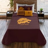 Quilt Harry Potter Gryffindor Multicolour 250 g/m² 190 x 270 cm 190 x 4 x 270 cm Bed van 90