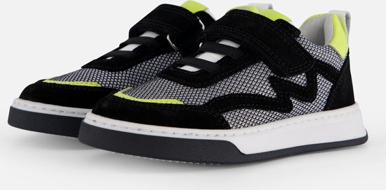 Muyters Velcro Sneakers zwart Leer - Maat 26