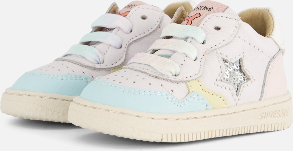 Shoesme Bn24s014 Lage sneakers Leren Sneaker Meisjes Wit Maat 20 bol