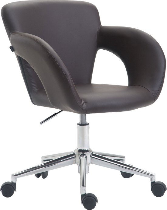 In And OutdoorMatch bureaustoel Briley - kunstleer - hoogwaardige bekleding - luxe bureaustoel - moderne uitstraling