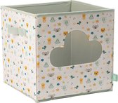 Eurekakids Storage Box - Wolken - Speelgoed Opbergdoos voor Kinderen - 31 x 31 cm
