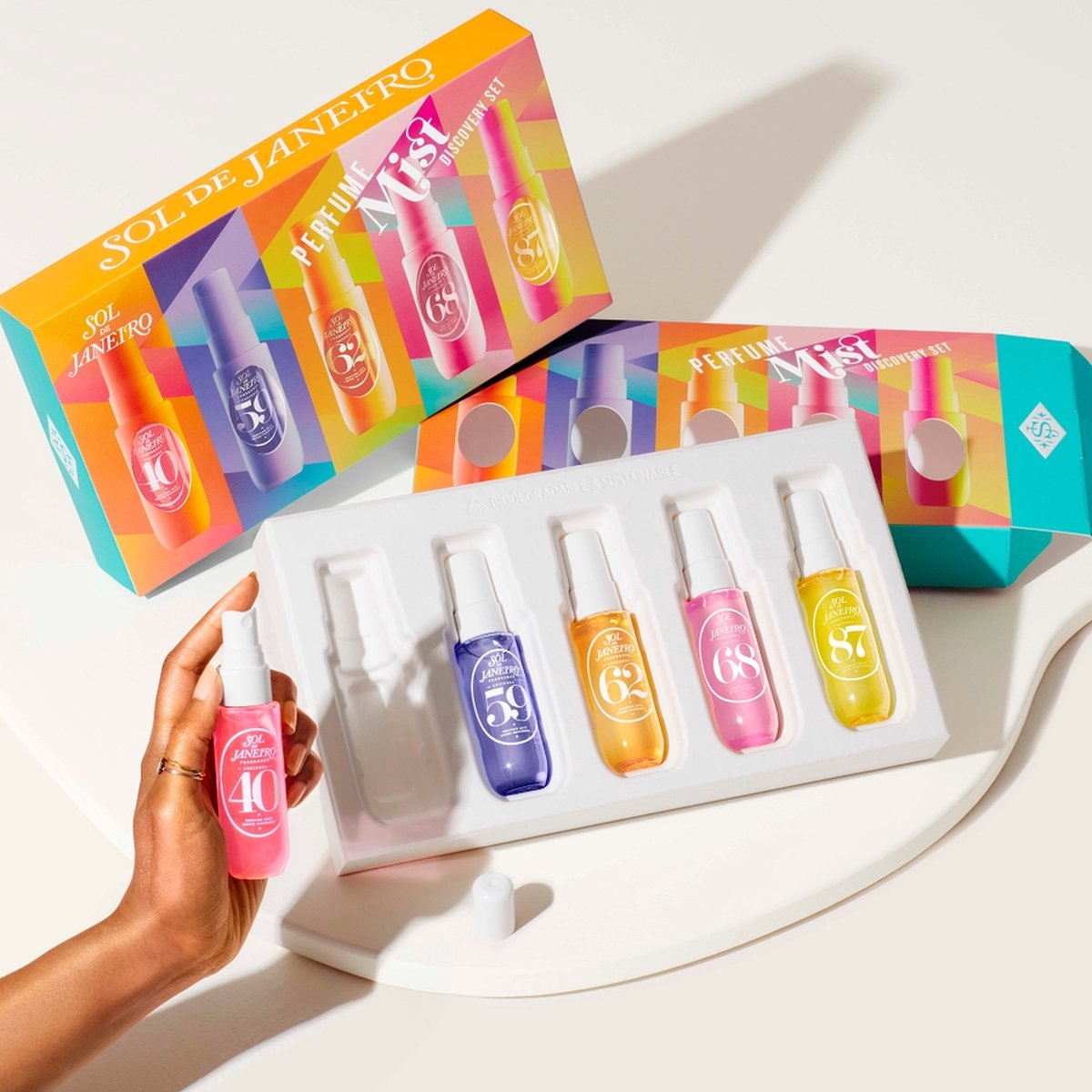 【送料無料/即納】  Perfume Janeiro de Sol Mist Geuren de Verken - Set Discovery ボディミスト