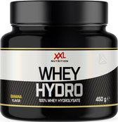 XXL Nutrition - Whey Hydro - Protéine d'hydrolysat de lactosérum, Shake protéiné, Shake protéiné, Protéine - Banane - 450 grammes