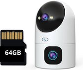Joaan - Babyfoon met Camera en App - Monitor - Baby Camera 4K - Met 64GB SD Kaart - Babyfoons - Bestverkocht