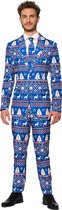 Suitmeister Verkleedpak Christmas Blue Nordic Heren Polyester Maat M