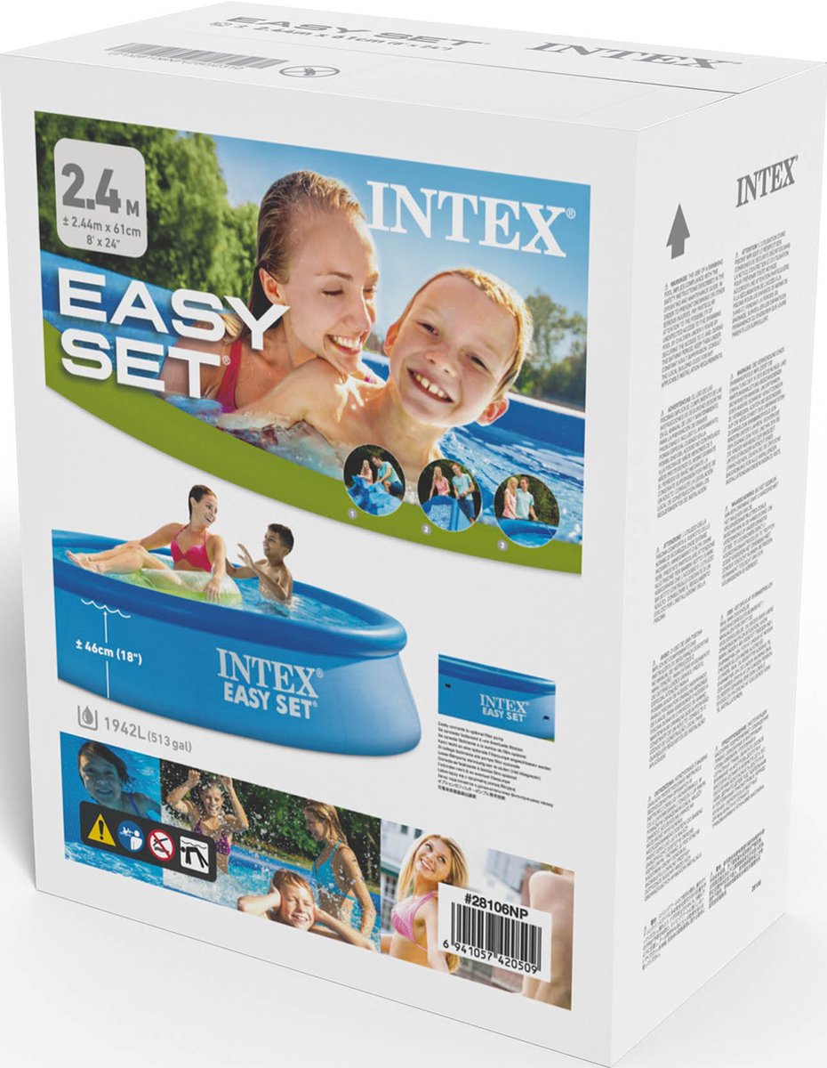 Intex Easy Set Pool - Ø 244 x 61 cm
