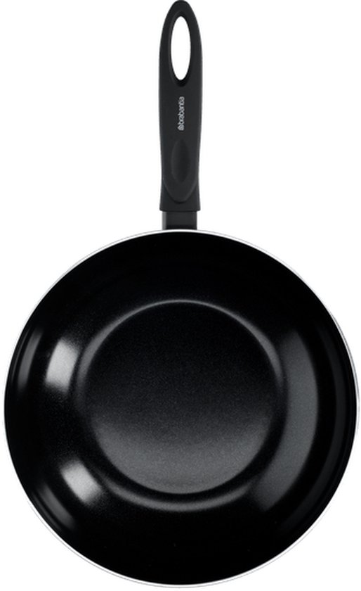 Poêle Wok Brabantia - Ø 20 cm - revêtement antiadhésif en céramique - Convient pour induction