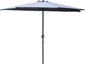 Concept-U - Demi parasol de balcon gris CATANE