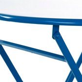 Tafel met twee stoelen DKD Home Decor MB-166634 Blauw 80 cm 60 x 60 x 70 cm (3 pcs)