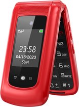 Uleway Seniorenmobiele telefoon zonder contract - Flip-telefoon met Grote Toetsen en Noodoproepknop