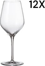 Set de Verres à vin de Luxe - 12 pièces - Glas à Vin - Haute qualité - Verre à vin - Contenu 40,8 cl - Dimensions élégantes - Belle apparence - Perfect pour toutes les occasions - Idéal pour les amateurs de vin - Vin blanc - Vin rouge
