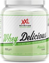 XXL Nutrition - Whey Delicious - Pistache - Wei Eiwitpoeder met BCAA & Glutamine, Proteïne poeder, Eiwit shake, Whey Protein - 1000 gram