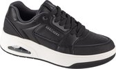 Skechers Uno Court - Low-Post 183140-BLK, Mannen, Zwart, Sneakers, maat: 45