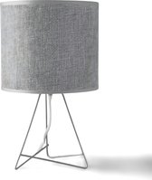 Dulaire Tafellamp Modern Grijs 31 cm