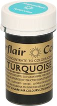 Sugarflair Spectral Concentrated Paste Colours Voedingskleurstof Pasta - Turquoise - 25g