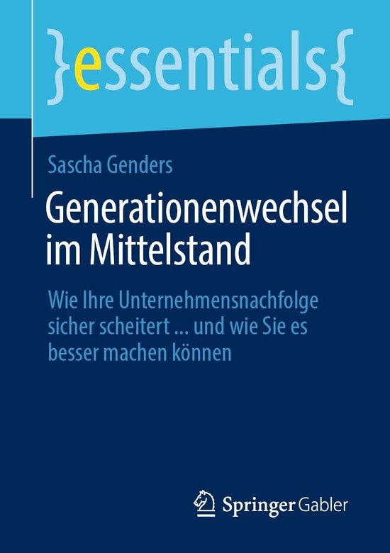 essentials - Generationenwechsel im Mittelstand - cover