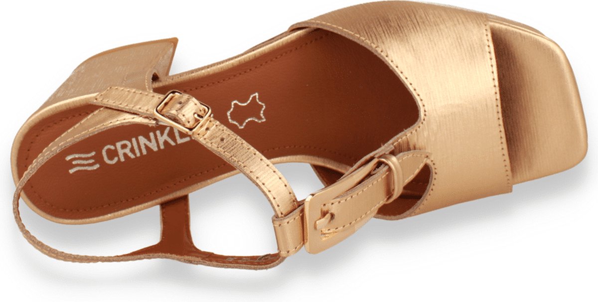 Crinkles Dames Sandaal | Goud | Maat: 39