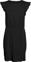 Vero Moda Vmemily Sl Gathering Dress Black ZWART L