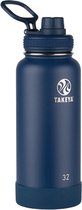 Takeya Actives Insulated Waterfles - Thermosbeker - Drinkfles - Thermosfles - 950 ml - Midnight