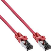 Qost - Patchkabel SFTP CAT8.1 - LSZH 2000MHz - Rood - 0,5 Meter- Met RJ45 Connectoren - Netwerkkabel / Internetkabel