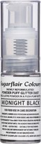 Sugarflair Pump Spray Voedingskleurstof - Glitter Nevel - Zwart - 10g
