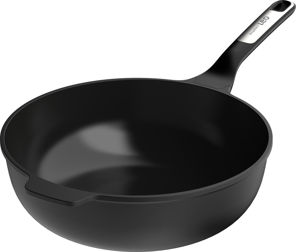 LEO Wok antikleef Phantom - Ø 30cm - Zwart - PFAS-vrij