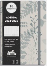 Hobbit - Agenda 18 maanden - 2024-2025 - 1 week op 2 pagina's - A5 (14,8 x 21 cm) - Herb Fiber botanisch