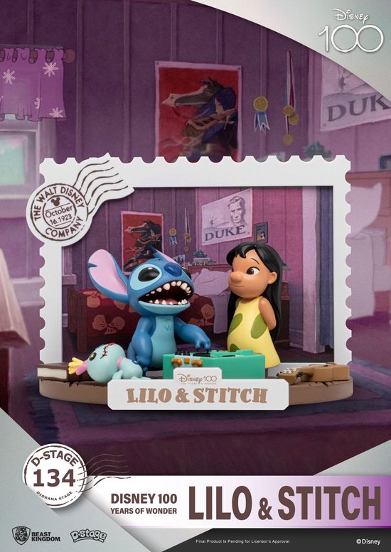 Disney - Diorama-134 - Disney 100 jaar wonder - Lilo & Stitch