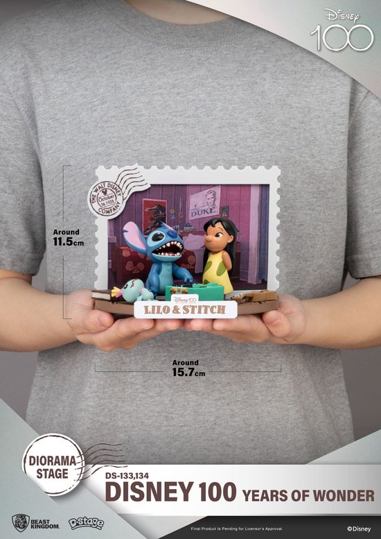 Disney - Diorama-134 - Disney 100 jaar wonder - Lilo & Stitch - Beast Kingdom
