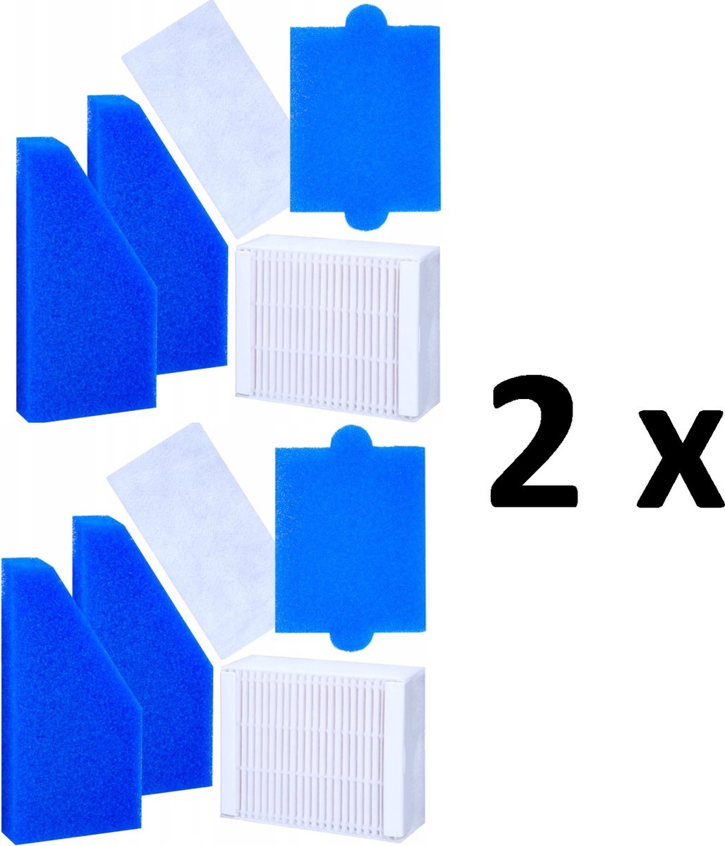 2 x FILTERSET vervanging VOOR THOMAS stofzuiger Aqua+ Multi Clean Parquet x10, Pet&Family, Anti Allergy, Allergy & Family, Mistral XS, Twin XT Perfect Air Allergy Pure, Animal Pure, model WES2146.EA 787241.787276.787203