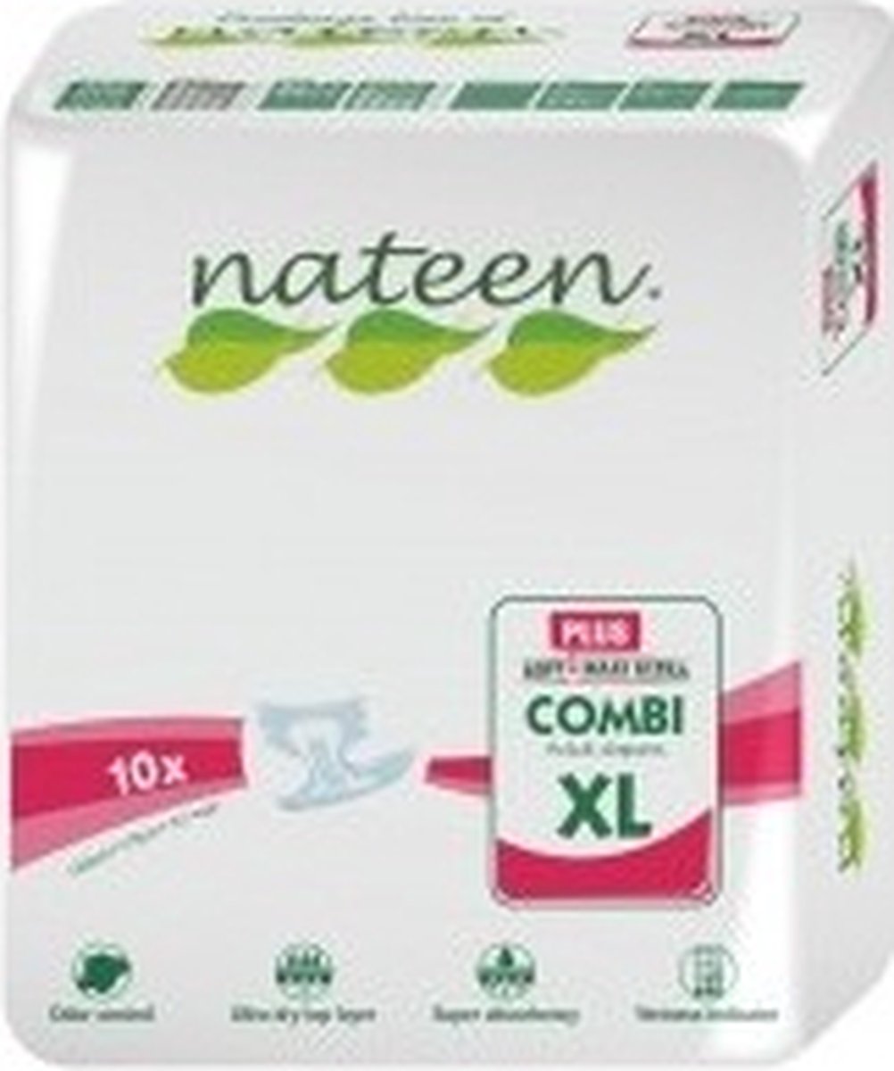 Goedkoopste Nateen Combi Plus XL - 8 pakken van 10 stuks