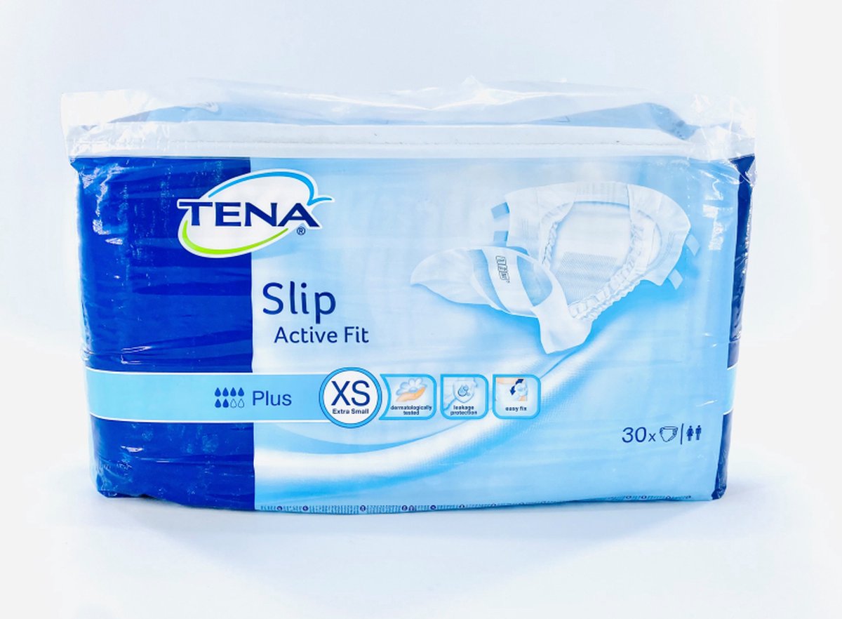Goedkoopste Tena Slip Active Fit Plus XS - 1 pak van 30 stuks