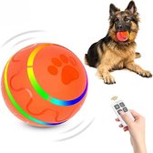 Bouya Speel bal - Speelgoed bal - Wicked Ball - Honden - Interactief Hondenspeelgoed - Rollend - Zelfrollend - Met Afstandsbediening - Kauwen - Oranje