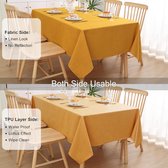 tafelkleed - tafelkleed decoratie van Hoge Kwaliteit / DECORATIEF & MULTIPURPOSE, 140 x 220 cm, Yellow