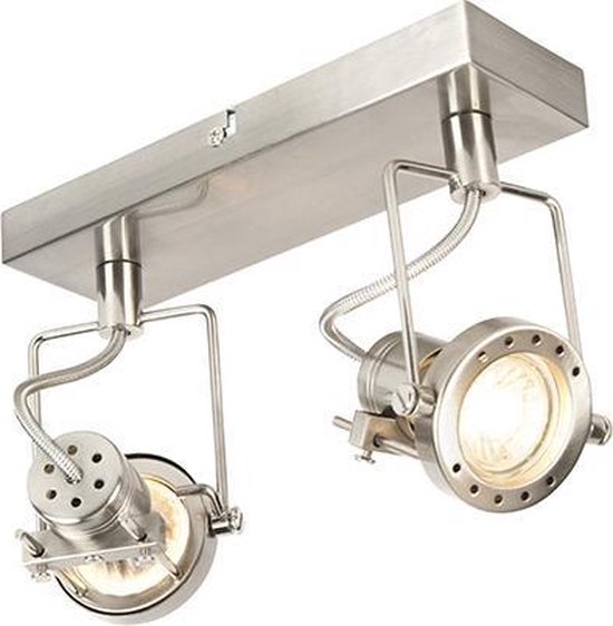 QAZQA suplux - Industriele - 1 lichts - Industrieel - Woonkamer | Slaapkamer | Keuken