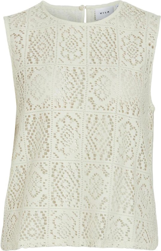 Vila T-shirt Vidorea O-neck S/l Top 14097298 Eggnog Dames