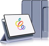 Mobiq - Magnetische Folio Case geschikt voor iPad Pro 13 inch (2024) - paars