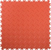 PVC kliktegel diamant | Terracotta | Set 10 tegels | Per 2,5m² | 50x50cm | Dikte 4mm
