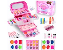 foto van Make up Kinderen Set Meisjes, 57 Delige, Make up Koffer Meisjes met Inhoud