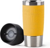 a N2012800 Travel Mug Thermo-/Isolatiebeker Van Roestvrij Staal, 0,36 Liter, 4 Uur Warm, 8 Uur Koud, BPA-Vrij, 100% Lekvrij, Vaatwasmachinebestendig, 360°-Drinkopening, Geel