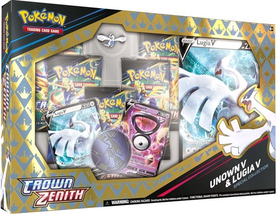 Pokémon TCG Crown Zenith Special Collection - Unown V & Lugia V