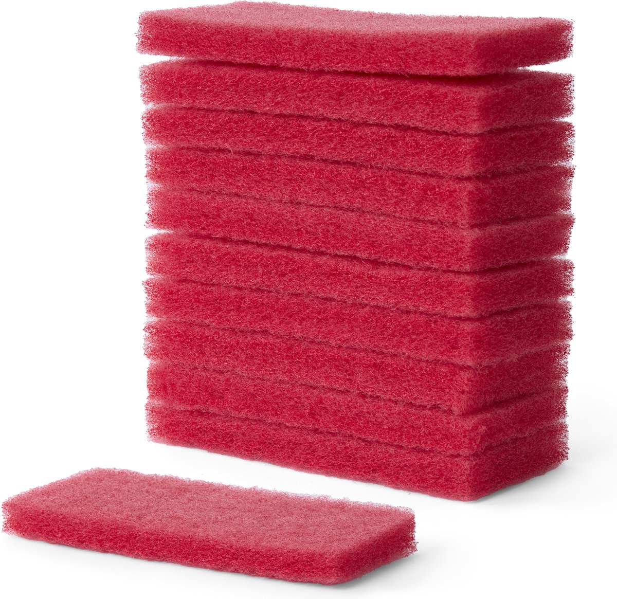Cleanec Reinigingspad Rood 10 stuks