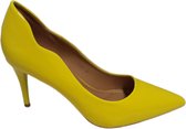 SUPER MODE PUMPS -YELLOW-LAKLEER - HAK 7 CM-SIZE 40