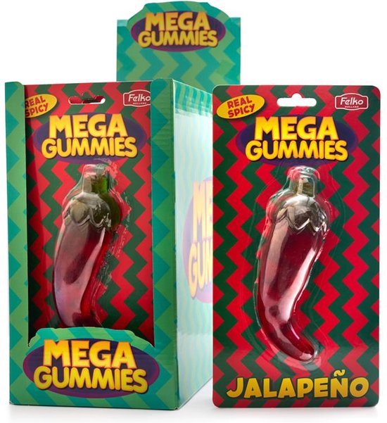 Mega Gummies Jalapeno Pepper 120g | bol