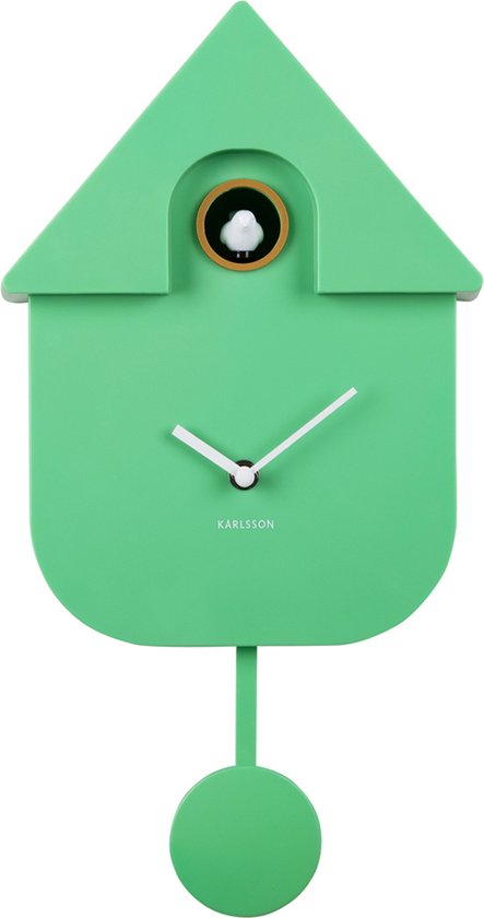 Karlsson - Horloge murale - Horloge à coucou - Klok à coucou - Vert vif