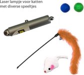 Katten Laser - Lampje voor de Kat - met hanger - Katten / Honden Laserlamp - Mini - Sleutelhanger & diverse speeltjes type 4