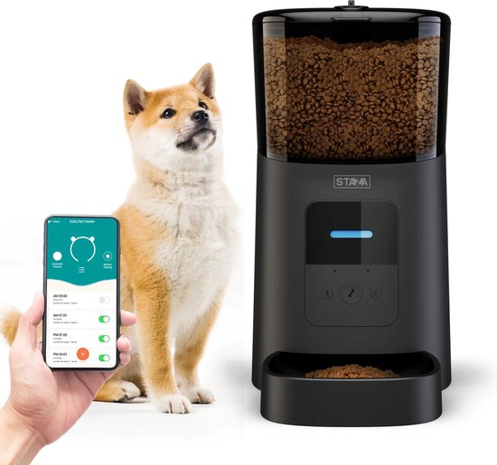 Staza Automatische Voerbak Kat en Hond met App Dispenser - Automatische - €62,50