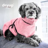 Dryup-hondenbadjas-hondenjas-Dryup-cape-badjas hond-hondenjas-Rose- Maat: ruglengte 45 cm