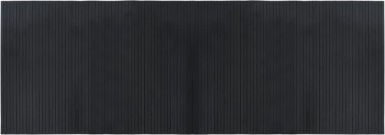 vidaXL-Vloerkleed-rechthoekig-70x200-cm-bamboe-zwart