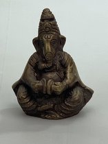 Kleine Ganesha met Tinga brons